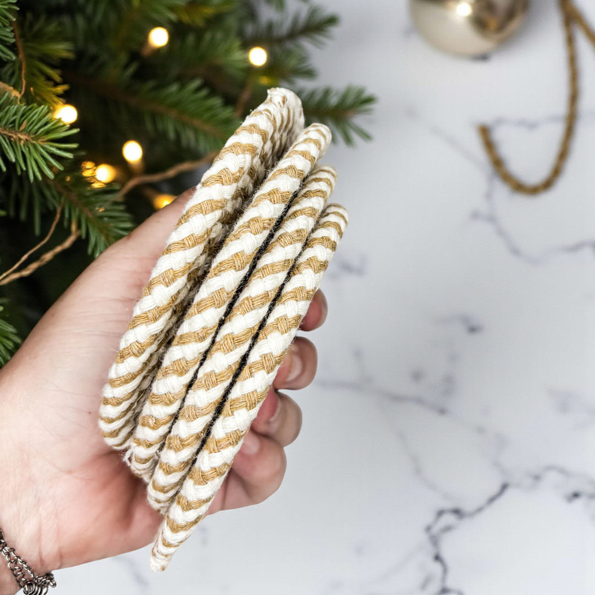 Braided Fall Fabric Coasters — Choice of Set